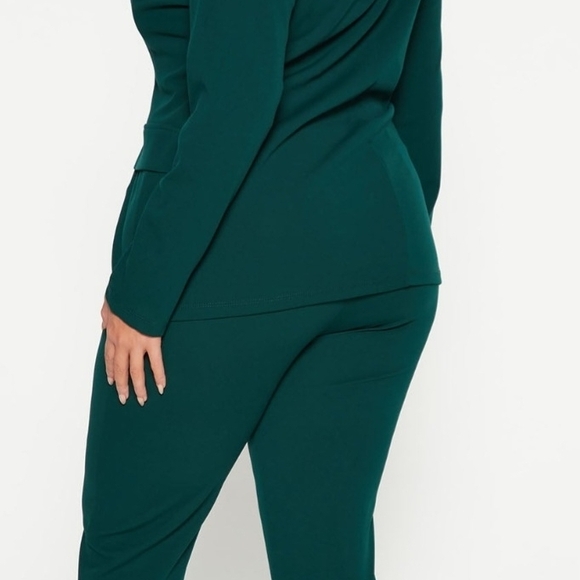 Fashion Nova Teal Blazer and Pants Set - Picture 4 of 4